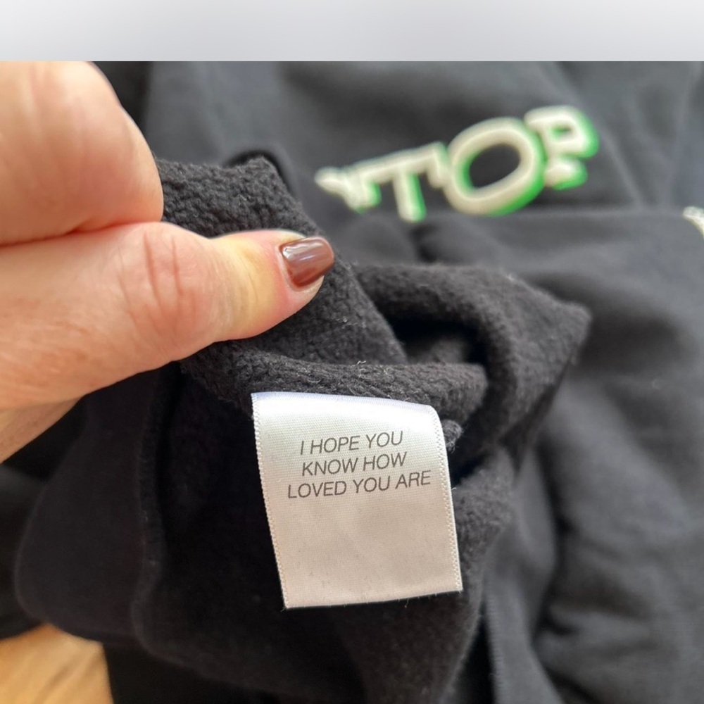 Local Love Club | Black 100% Cotton Crewneck Sweater Men's Medium - Picture 8 of 8